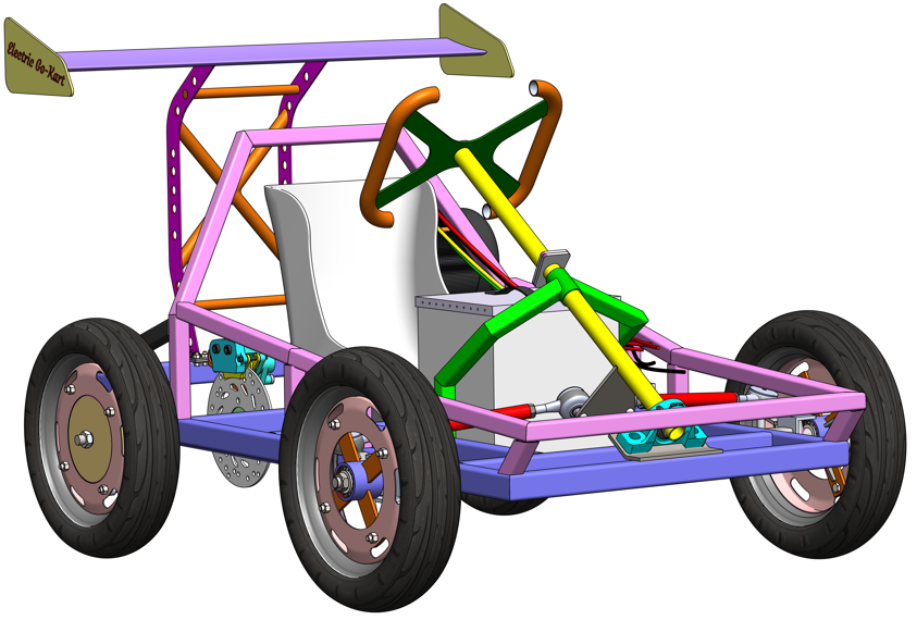 Xe Go-Kart điện – chế tạo hoàn chỉnh (DC 80)