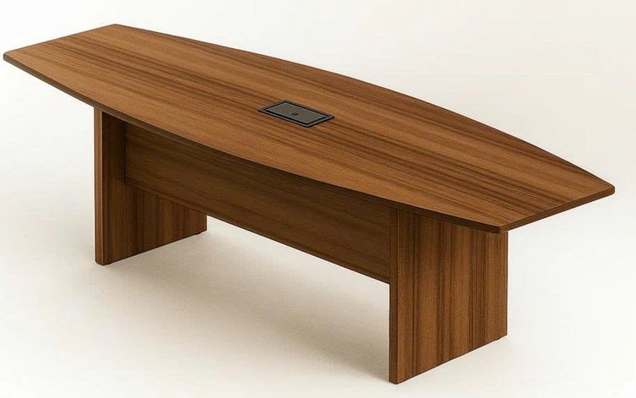 Bàn họp có hộp ổ cắm điện bằng thép (DC 15)