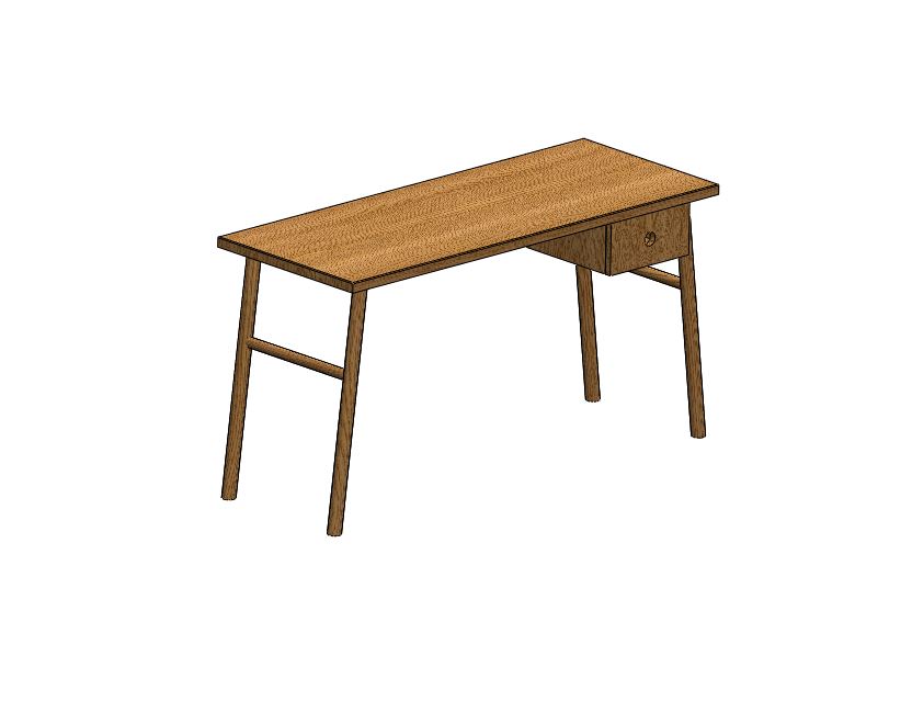 Bàn gỗ sồi có ngăn kéo (DG 67)