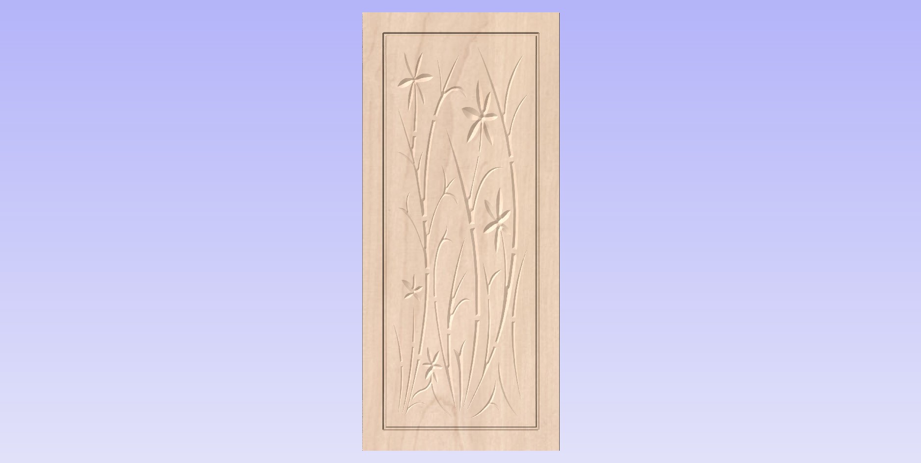 Thiết kế cửa 001 – đường chạy dao CNC – khắc gỗ (DG 100)