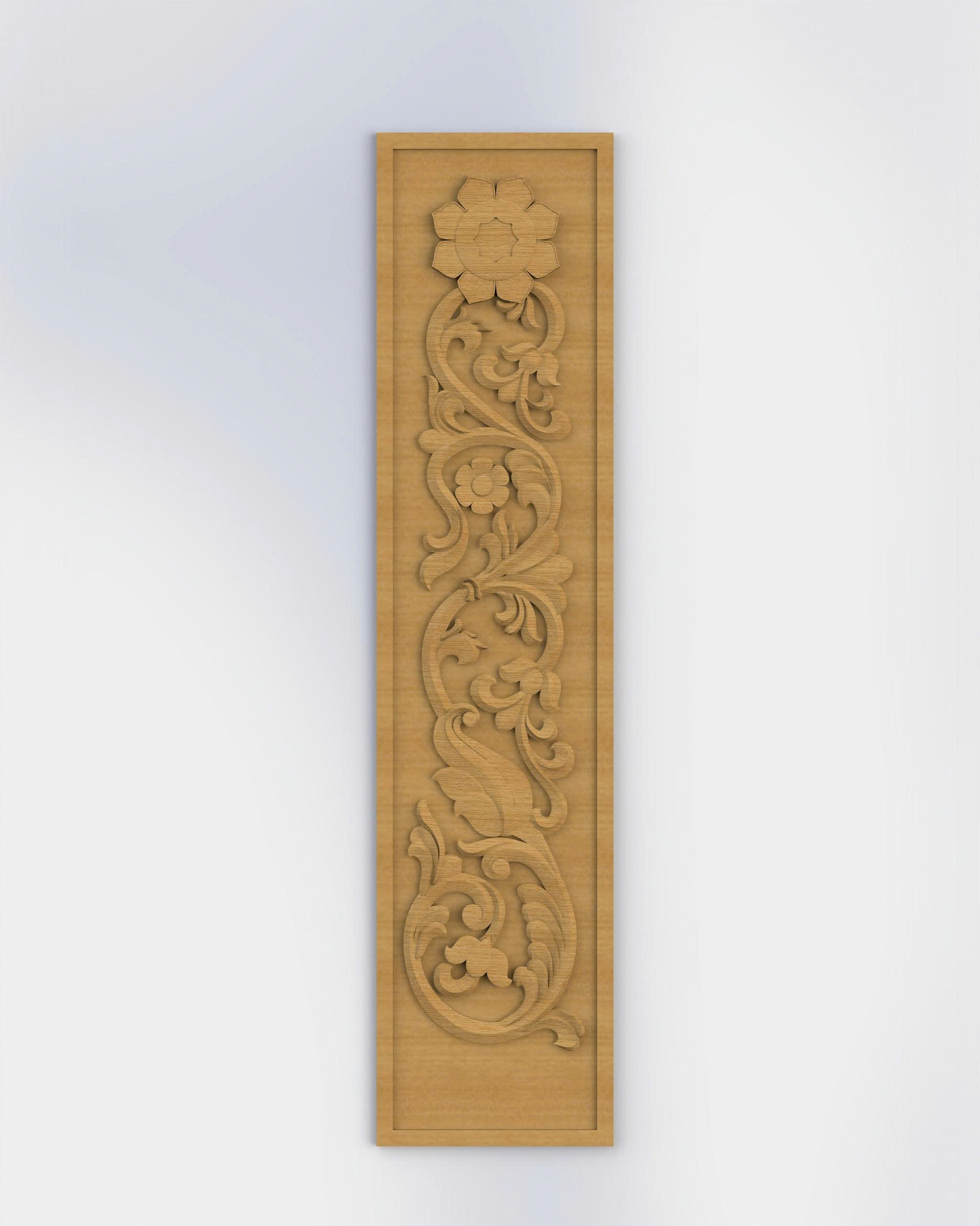 Khung treo tường gỗ khắc CNC trang trí (DG 105)