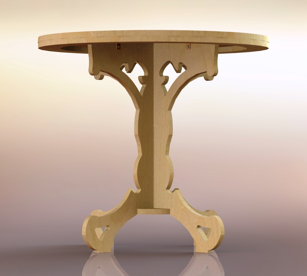 Ghế đẩu plywood chạm khắc cho nhà vườn (DG 114)