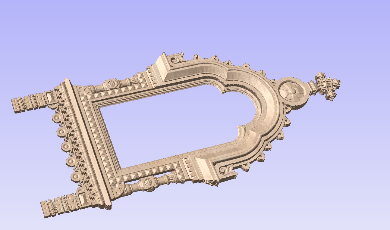 GƯƠNG KHUNG GỖ (DG 125)