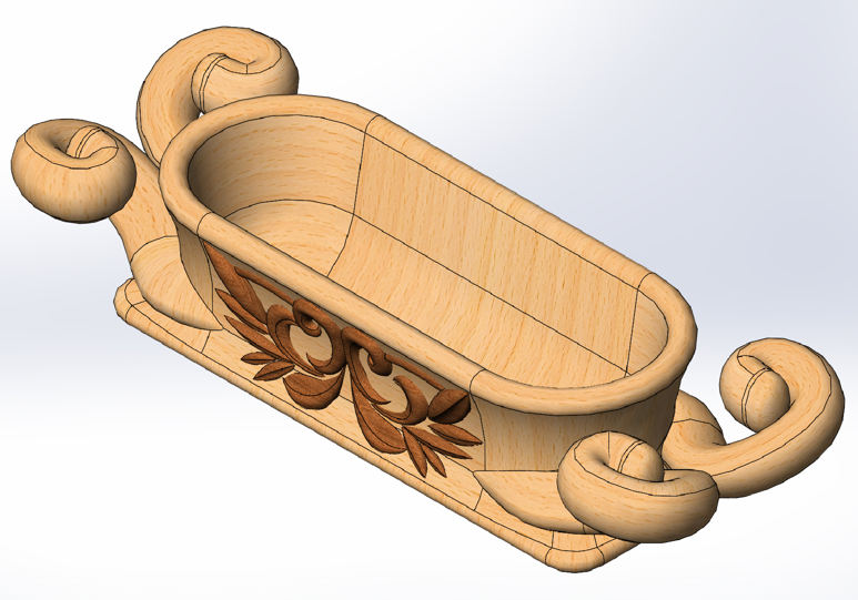 Chạm khắc gỗ – quân xe (cờ vua) (DG 147)