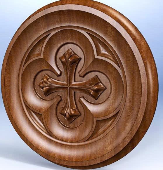 Hoa hồng Gothic chạm khắc – mẫu 001 (DG 144)