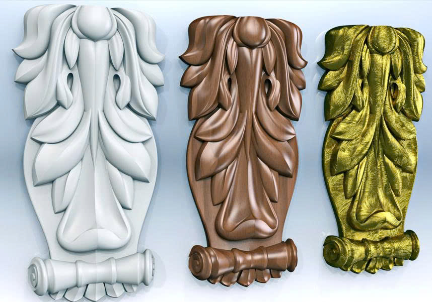 Giá đỡ/chân đỡ cửa chạm khắc 001 (DG 163)