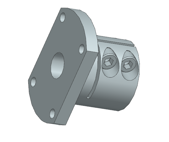 Gối đỡ trục có mặt bích, có khe hở ( E-ATHWCBL) Ø12–Ø30(GĐ 05)