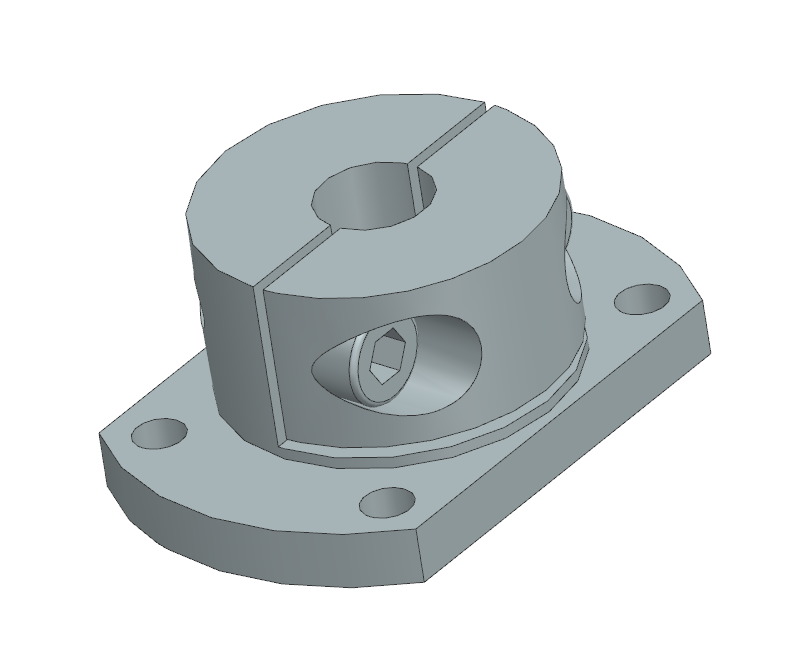 Gối Đỡ Trục VL THÉP KHÔNG GỈ (SSTHPC) Ø8–Ø30 (GĐ 28)