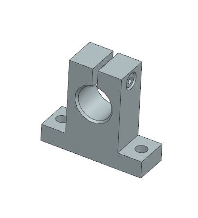 Gối đỡ trục dạng chữ T VL Thép (BACM) Ø8–Ø30 (GĐ 34)