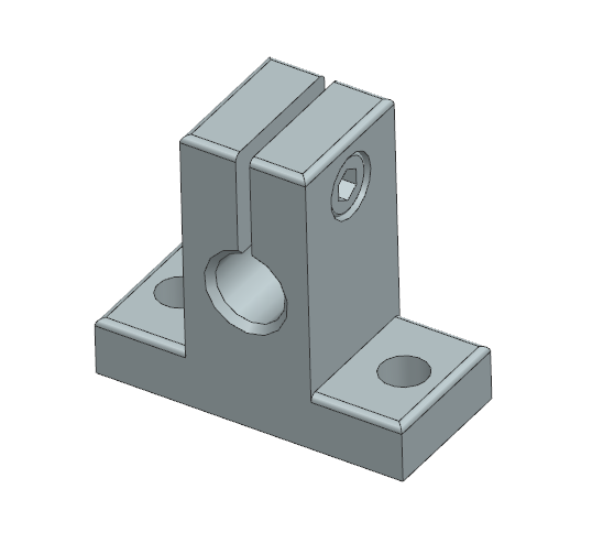 Gối đỡ trục dạng chữ T, VL THÉP KHÔNG GỈC(SHASSN) Ø10–Ø30 (GĐ 54)
