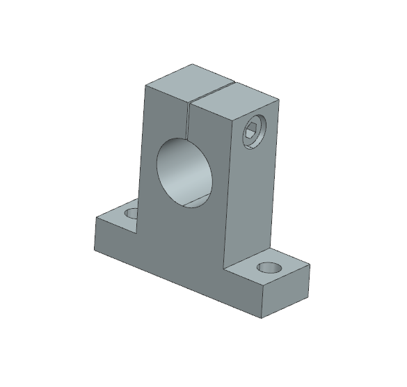 Gối đỡ trục dạng chữ T (SKBK) Ø16–Ø25 (GĐ 55)