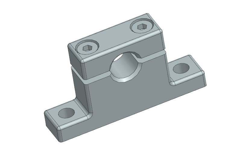Gối đỡ trục dạng chữ T (SHTDM) Ø8–Ø30 (GĐ 67)