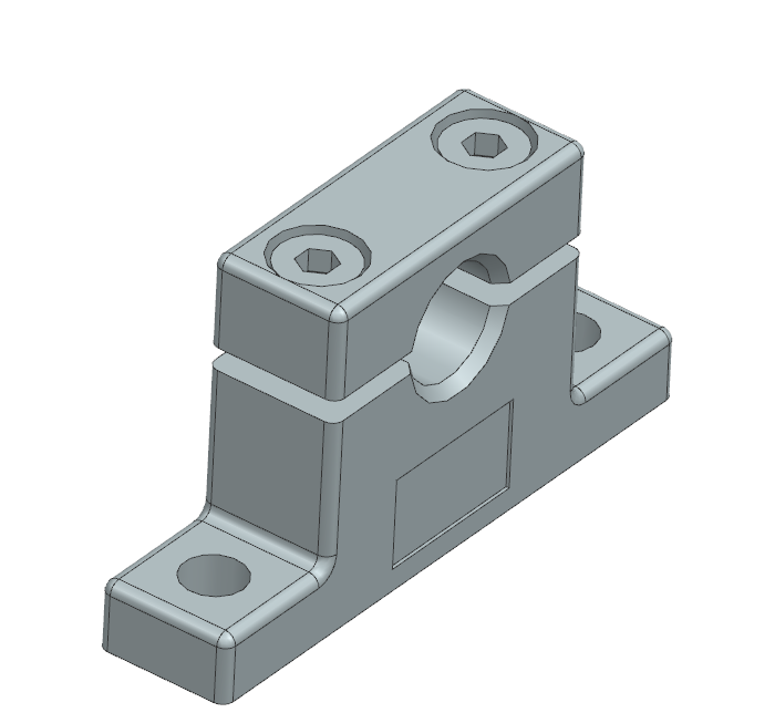 Gối đỡ trục dạng chữ T (SHTDT) Ø8–Ø30 (GĐ 68)